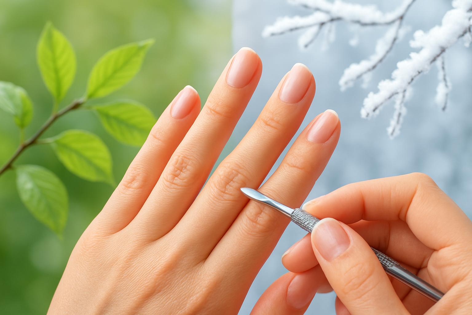 Jak pielęgnować skórki wokół paznokci?. Sezonowe wskazówki: dostosowanie pielęgnacji do klimatu Jak pielęgnować skórki wokół paznokci?. Sezonowe wskazówki: dostosowanie pielęgnacji do klimatu